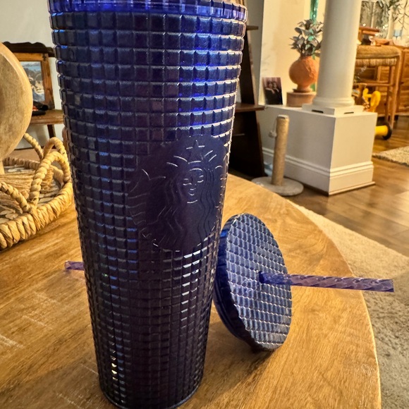 Starbucks Purple Glitter Grid Tumbler 24 oz - Picture 6 of 6